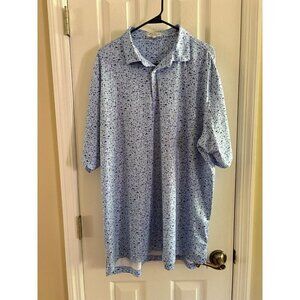 Peter Millar Polo Shirt Summer Comfort Novelty Sailboat Print